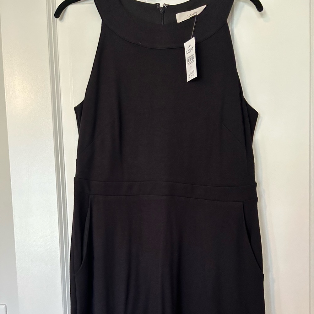 NWT Loft Halter Neck Skater dress, sz 8